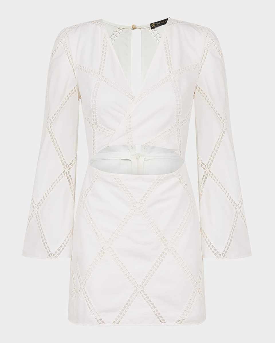 Eyelet Kaira Mini Dress